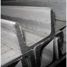 Швеллер нержавеющий г/к с уклоном внутренних граней полок AISI 316Ti UPN 20 (UNP) 20х10х3х3,5 мм DIN 1026-1 / EN 10279